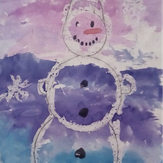 Рисунок "снеговик"