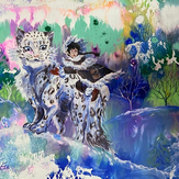 Рисунок "хранительница леса" на конкурс "Конкурс творческого рисунка “Свободная тема-2022”"