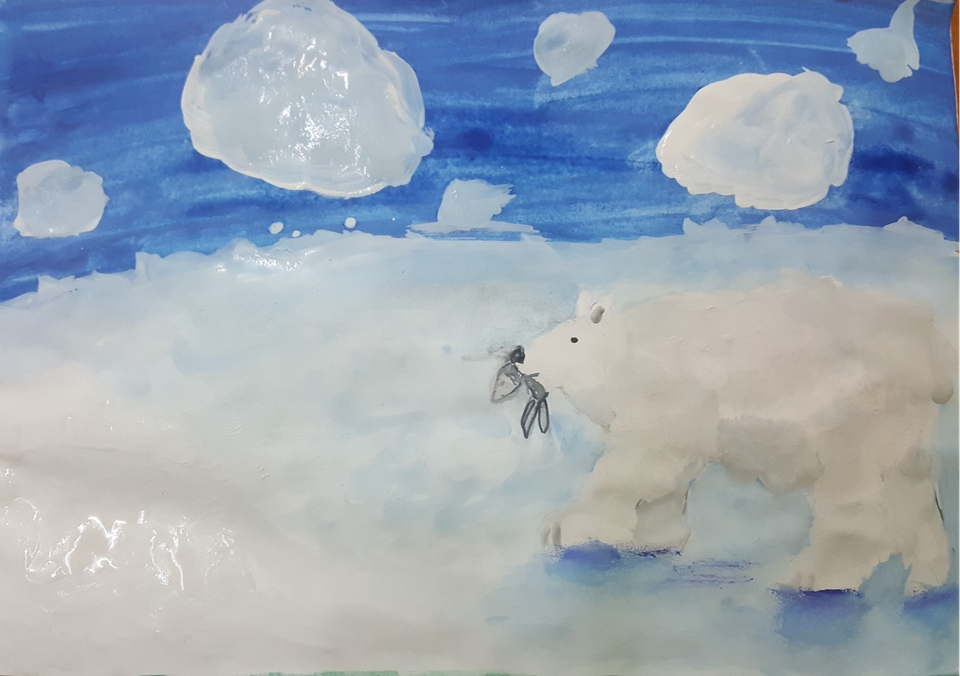 Детский рисунок - Хозяин Арктики