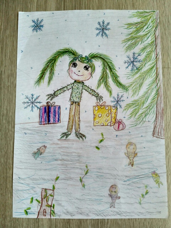 Детский рисунок - Куняшка