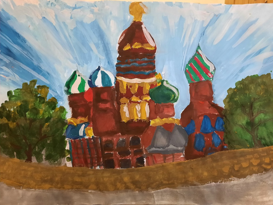 Детский рисунок - Москва