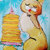 Рисунок "Кот на Масленицу" на конкурс "Конкурс творческого рисунка “Свободная тема-2020”"