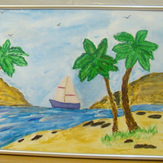 Рисунок "Мечта о море" на конкурс "Конкурс рисунка "Лето - это маленькая жизнь""