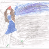 Рисунок "фигуристка" на конкурс "Конкурс детского рисунка “Когда я вырасту... 2018”"