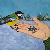 Рисунок "Птицы наши друзья"