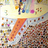Рисунок "Известная певица" на конкурс "Конкурс детского рисунка “Когда я вырасту... 2018”"