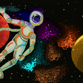 Рисунок "Космос" на конкурс "Конкурс детского рисунка “Таинственный космос - 2018”"