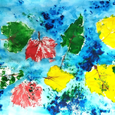 Рисунок "Разноцветная осень" на конкурс "Конкурс творческого рисунка “Свободная тема-2022”"