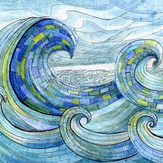 Рисунок "Волны" на конкурс "Конкурс творческого рисунка “Свободная тема-2019”"