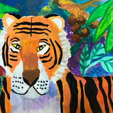 Рисунок "Хозяин джунглей" на конкурс "Конкурс детского рисунка "Любимое животное - 2018""