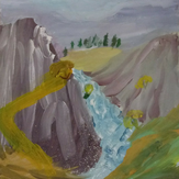 Рисунок "Водопад желаний" на конкурс "Конкурс детского рисунка по 3-й серии "Волшебные Сны""