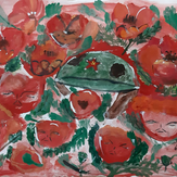Рисунок "Красные  маки- горькая память Земли" на конкурс "Конкурс детского рисунка “75 лет Великой Победе!”"