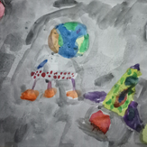Рисунок "на луну" на конкурс "Конкурс детского рисунка "Рисовашки и друзья""