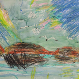 Рисунок "кольский залив" на конкурс "Конкурс детского рисунка “Мой родной, любимый край”"