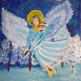 Рисунок "Ангел Рождества"