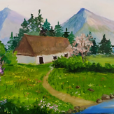 Рисунок "Домик в деревне" на конкурс "Конкурс творческого рисунка “Свободная тема-2020”"
