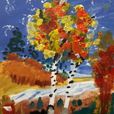 Рисунок "Вот и осень" на конкурс "Конкурс рисунка "Осенний листопад 2017""