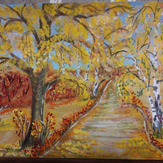 Рисунок "Осенняя дорога"