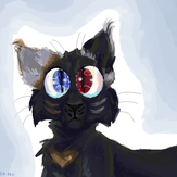 Рисунок "коты-воители"