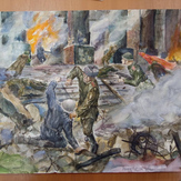 Рисунок "Война" на конкурс "Конкурс творческого рисунка “Свободная тема-2021”"