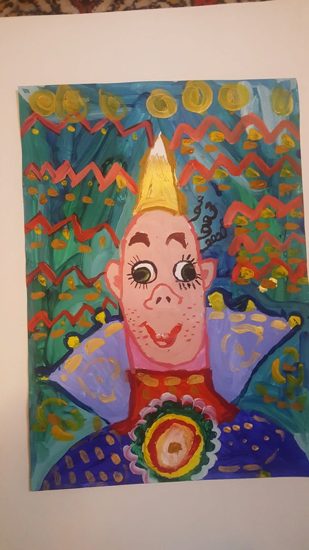 Детский рисунок - Принц