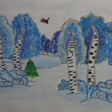 Рисунок "Зимняя сказка"