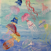 Рисунок "Загадочное море" на конкурс "Второй конкурс детского рисунка по 3-й серии "Волшебные Сны""
