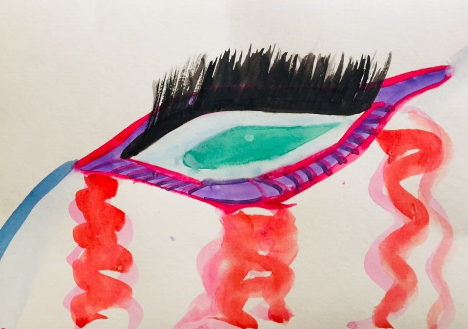 Детский рисунок - Глаз