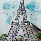 Рисунок "Эйфелева башня"