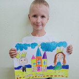Рисунок "На море" на конкурс "Конкурс детского рисунка “Как я провел лето - 2020”"