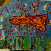 Рисунок "Золотая рыбка" на конкурс "Конкурс творческого рисунка “Свободная тема-2019”"