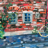 Рисунок "Старая улочка нашего города" на конкурс "Конкурс детского рисунка “Города - 2018” вместе с Erich Krause"