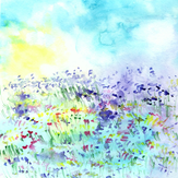 Рисунок "Цветочное поле"