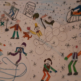 Рисунок "Зимние забавы" на конкурс "Конкурс творческого рисунка “Свободная тема-2020”"