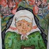 Рисунок "Старушка мать"