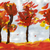 Рисунок "осень" на конкурс "Конкурс творческого рисунка “Свободная тема-2020”"