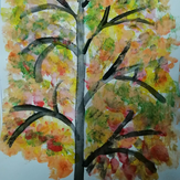 Рисунок "Осень" на конкурс "Конкурс творческого рисунка “Свободная тема-2019”"