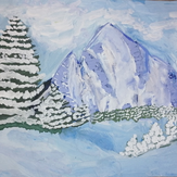 Рисунок "Зима начинается с Якутии" на конкурс "Конкурс творческого рисунка “Свободная тема-2019”"