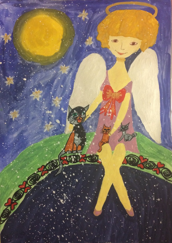 Детский рисунок - Мой ангел