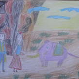 Рисунок "Освобождение принца и возвращение домой" на конкурс "Конкурс детского рисунка "Рисовашки - серии 1, 2, 3""