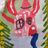Рисунок "Зимний домик для Эвелинки" на конкурс "Конкурс детского рисунка "Рисовашки и друзья""
