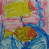 Рисунок "Рыбки-подружки" на конкурс "Конкурс творческого рисунка “Свободная тема-2019”"