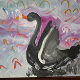 Рисунок "Лебедь Мечта" на конкурс "Конкурс творческого рисунка “Свободная тема-2021”"