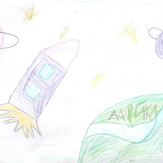 Рисунок "путешествие вокруг земли" на конкурс "Конкурс детского рисунка “Таинственный космос - 2018”"