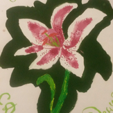 Рисунок "Цветущая лилия"
