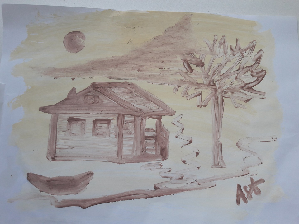 Детский рисунок - Осень