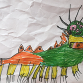 Рисунок "Терапилар из страны Неряхия" на конкурс "Конкурс детского рисунка “Невероятные животные - 2018”"