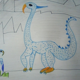 Рисунок "Птицогрифы" на конкурс "Конкурс детского рисунка “Невероятные животные - 2018”"