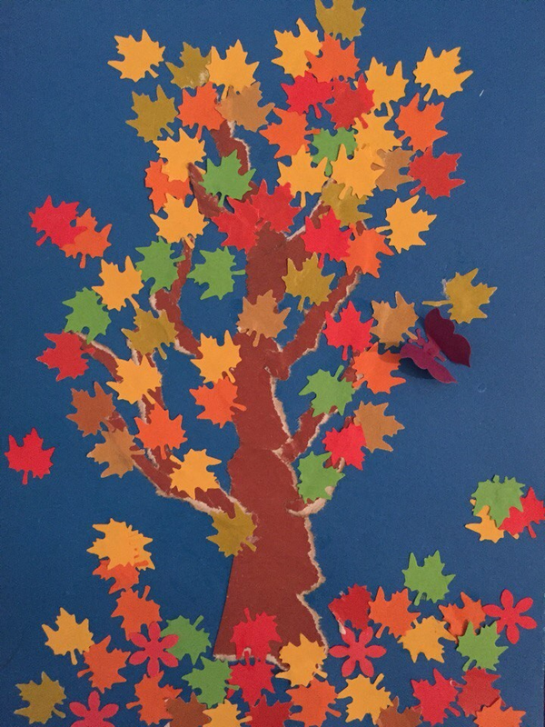 Детский рисунок - Осенняя красота