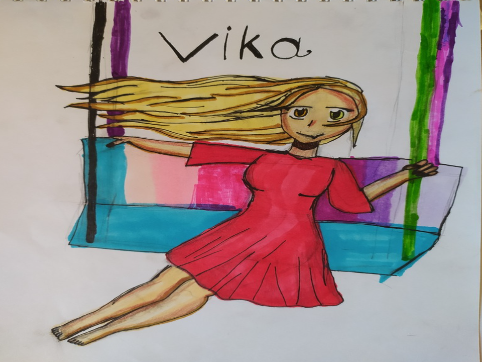 Детский рисунок - Vika